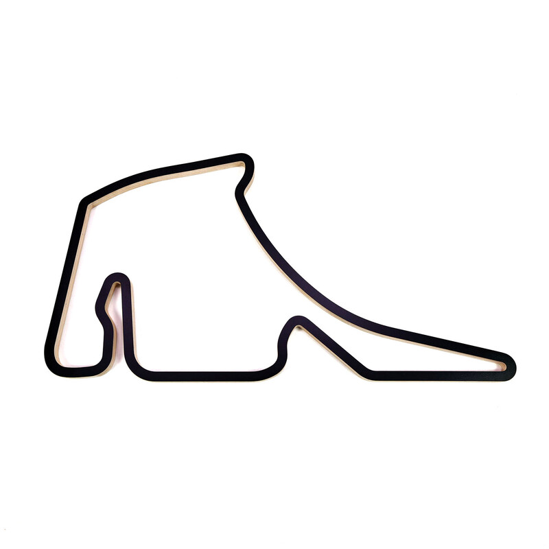 Hockenheim\u0020Racetrack\u0020\u002D\u0020Wooden\u0020Wall\u0020Sculpture\u0020\u002845\u0020cm\u0029